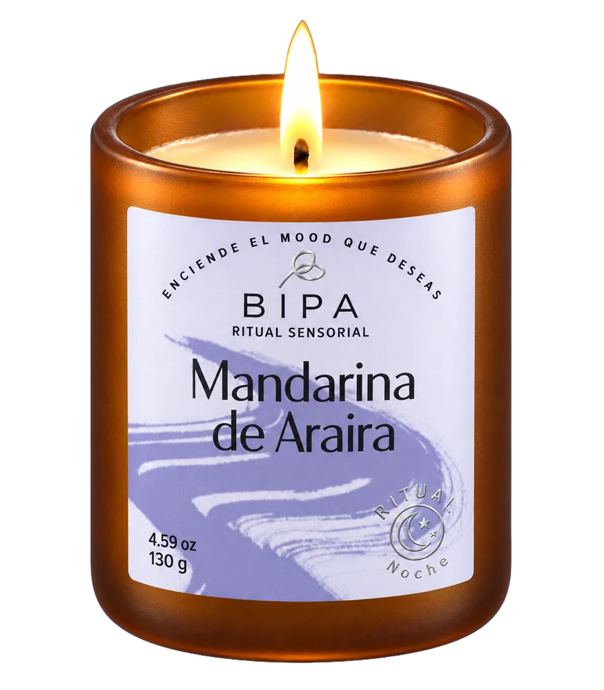 Vela BIPA Mandarina de Araira, Ritual Noche