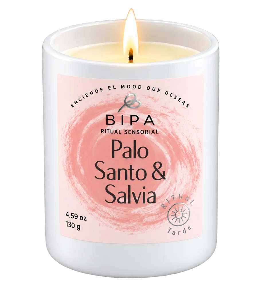 Vela BIPA Palo Santo & Salvia, Ritual Tarde