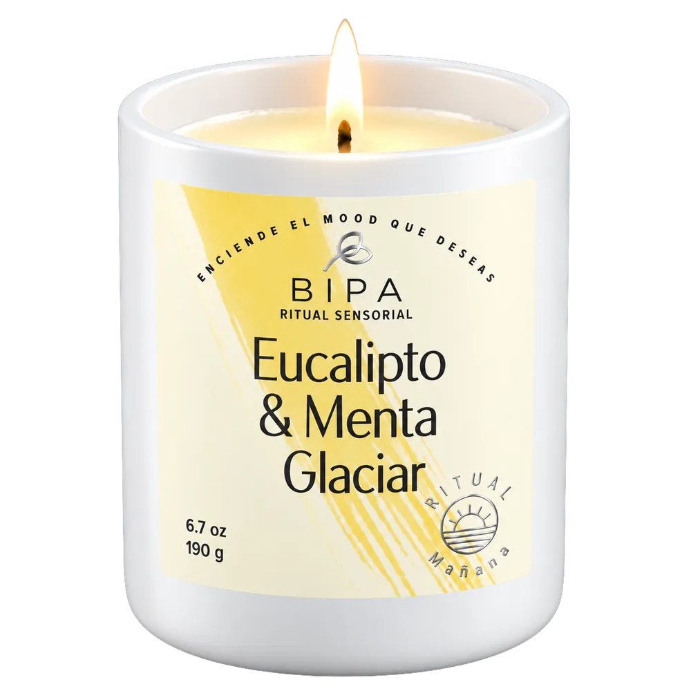 Vela BIPA Eucalipto & Menta Glaciar, Ritual Mañana