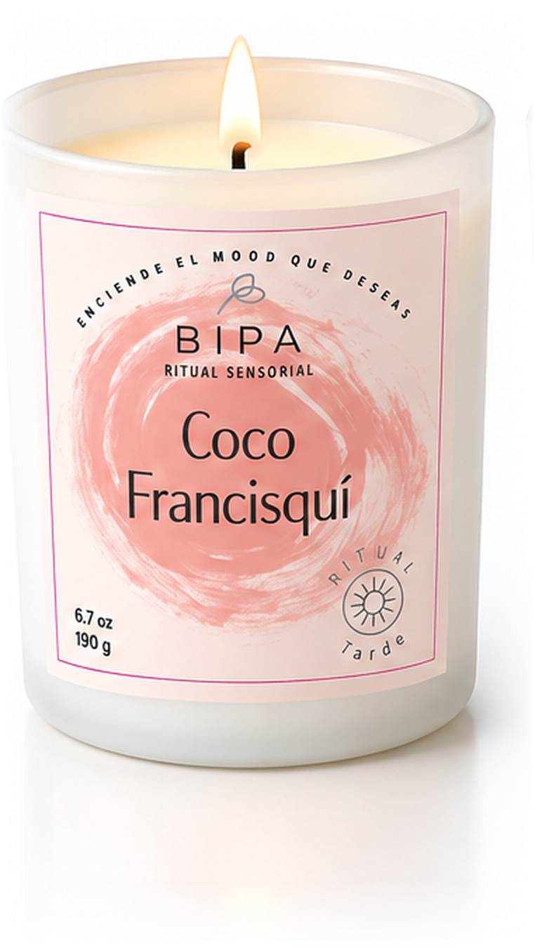 Vela aromática BIPA Coco Francisquí