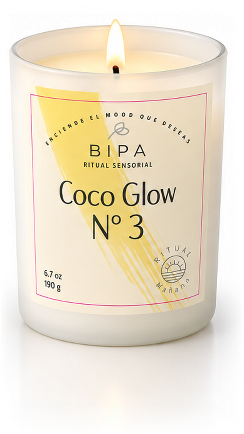 Vela aromática BIPA Coco Glow N° 3